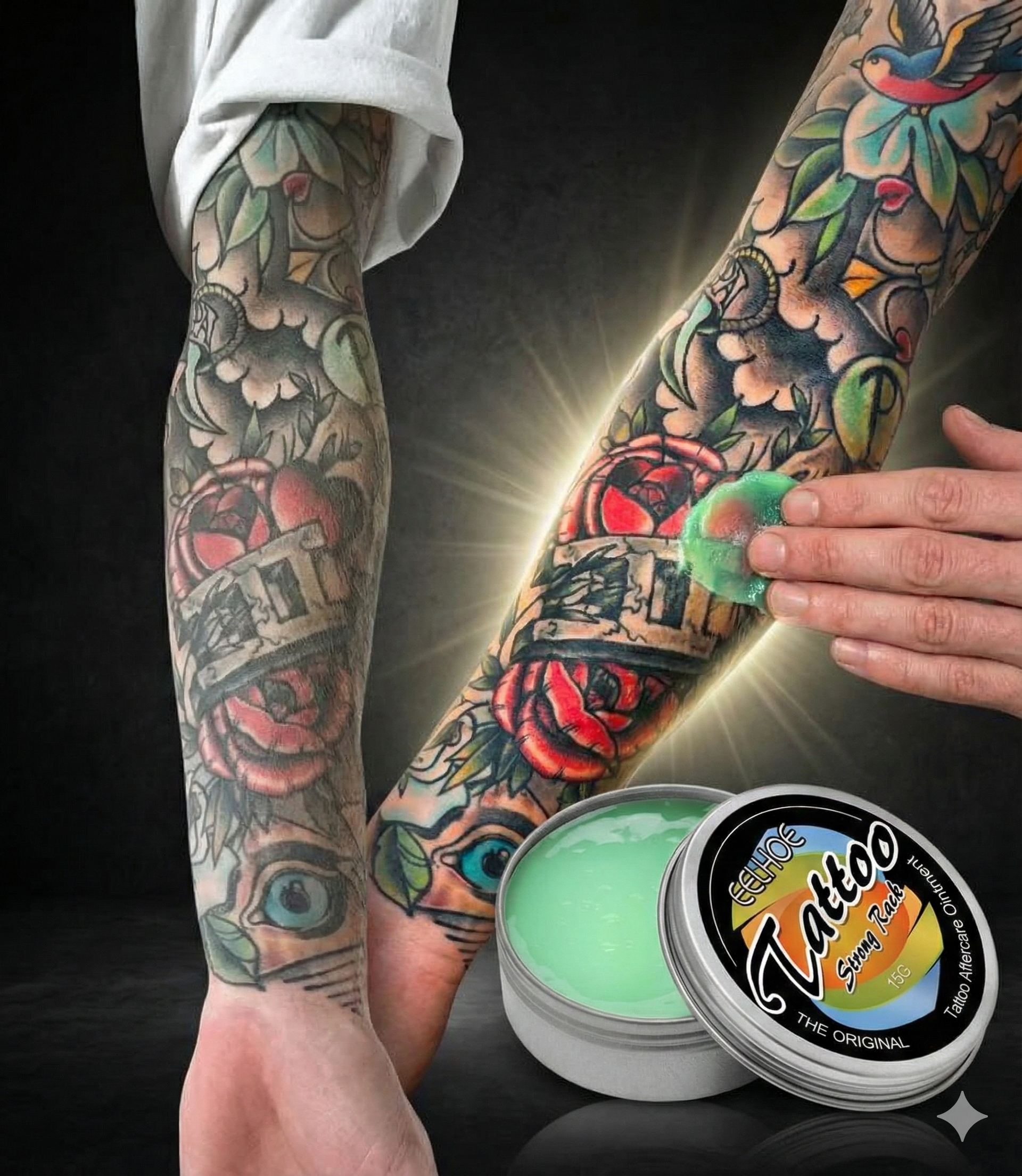 ✅ CREMA HIDRATANTES para TATUAJES RECIEN HECHOS o para RECUPERAR el COLOR